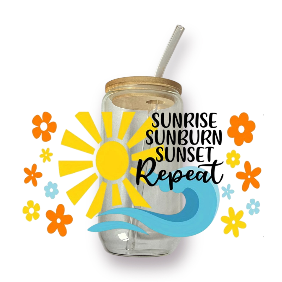 Summer Vibes drinkglas