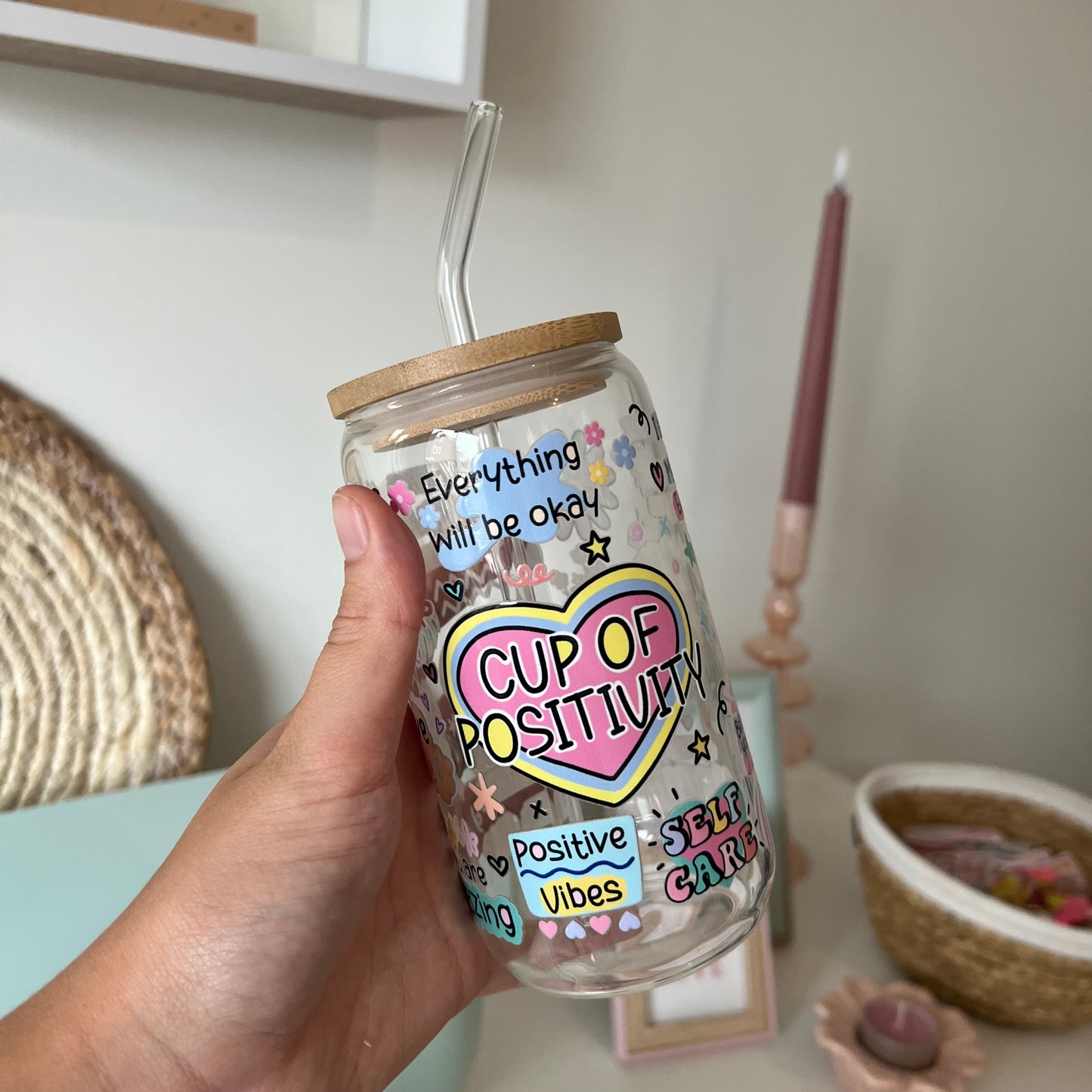 Cup Of Positivity drinkglas