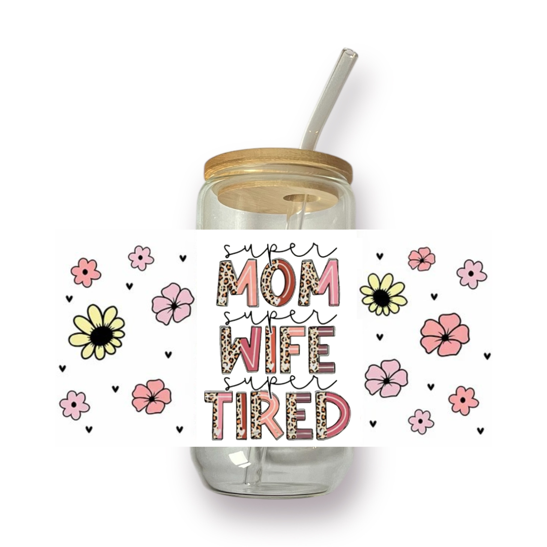 Super Mom drinkglas