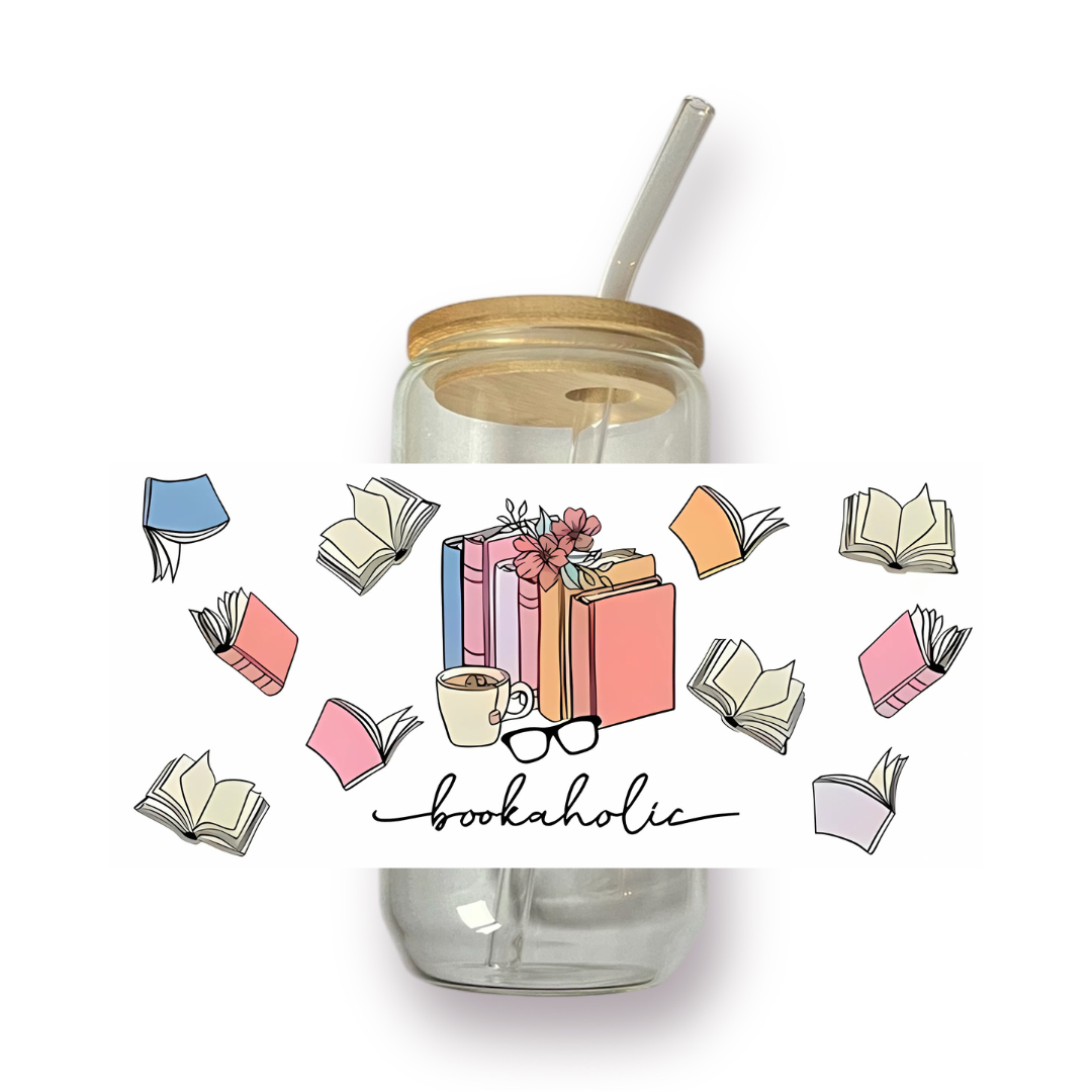 Bookaholic drinkglas