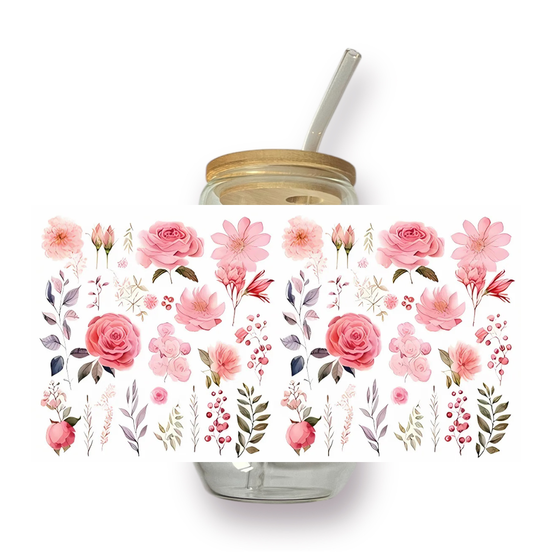 Vintage Rose drinkglas