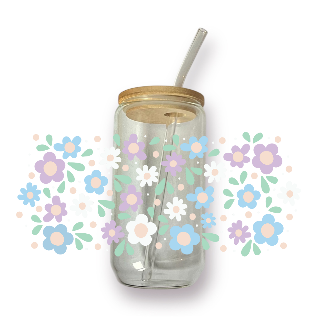Pastel Bloom drinkglas