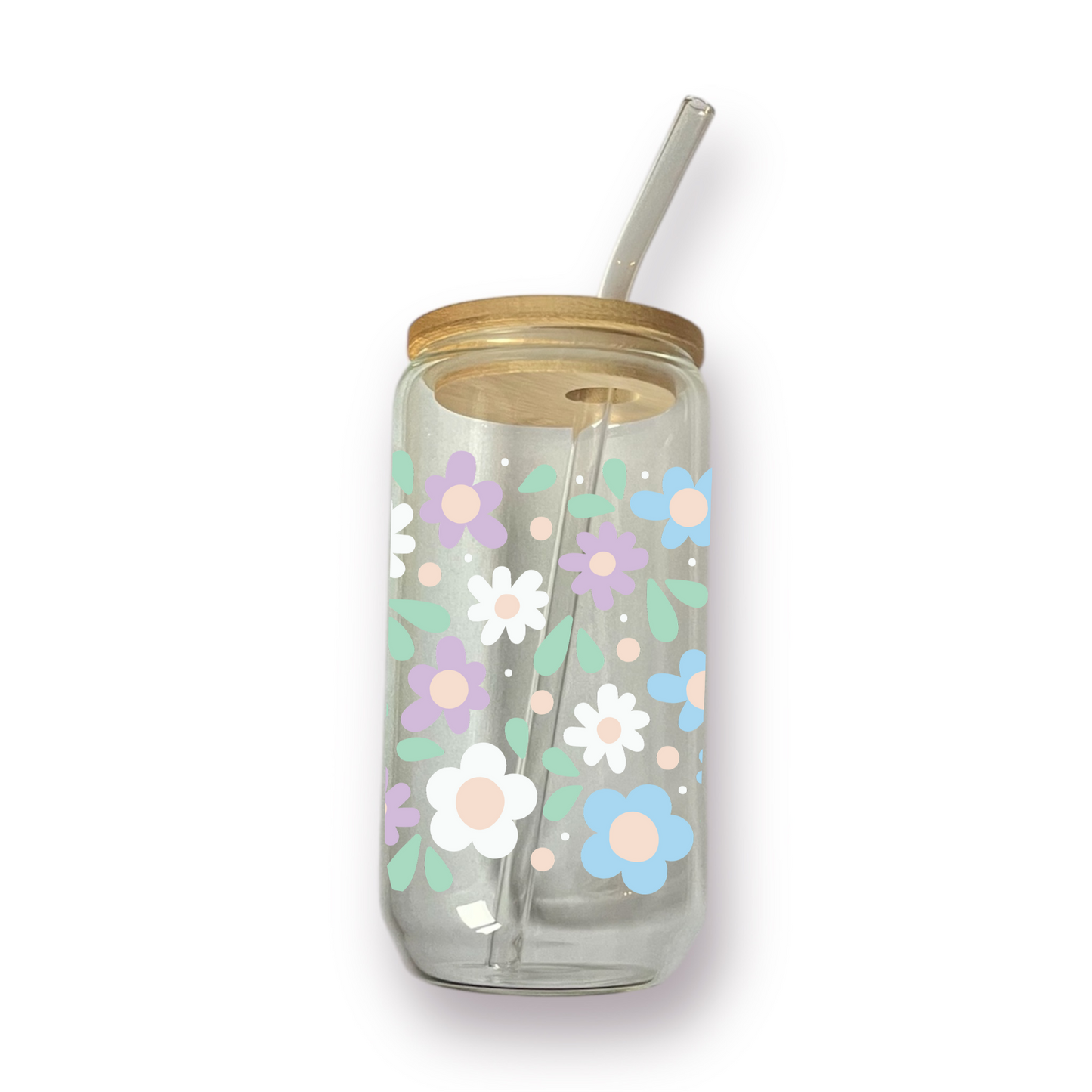 Pastel Bloom drinkglas