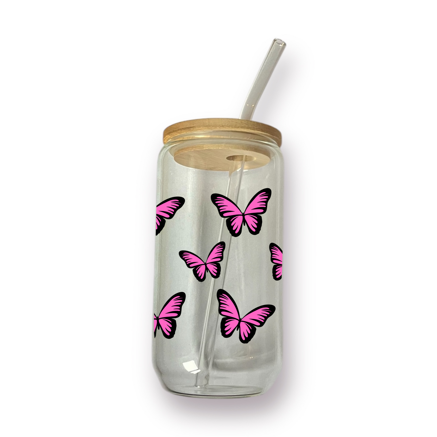 Pink Wings drinkglas