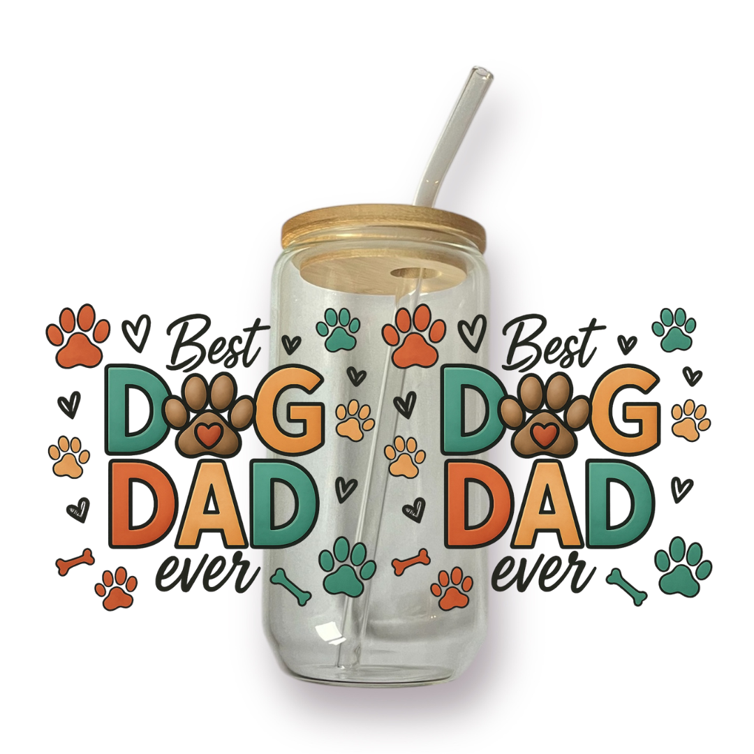 Dog Dad drinkglas