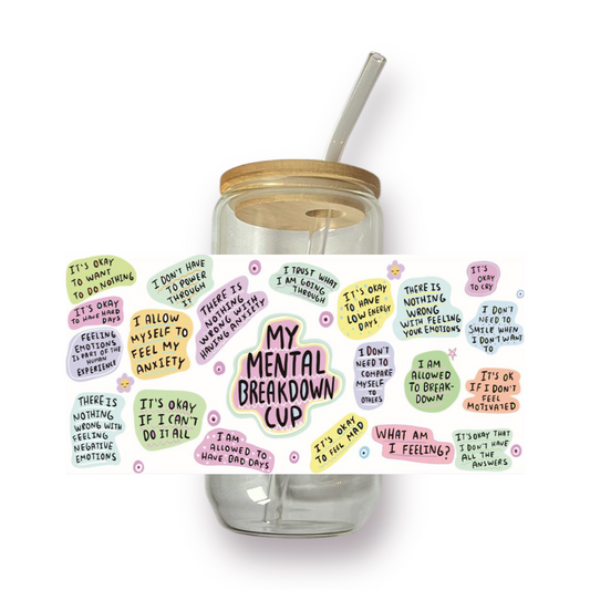 Mental Breakdown drinkglas